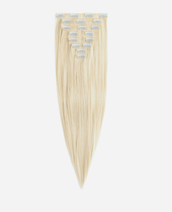 clip-in syntetické Biely blond 60