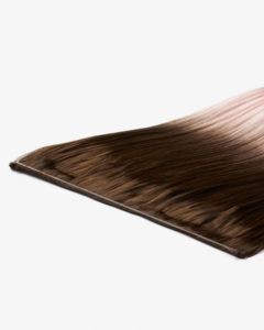 Flip in - syntetické tepelne odolné vlasy. Ombre Čokoláda Baldy Rose.T6 /2333