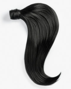 Vrkoč syntetický vlasy 50 cm. Čierny 1