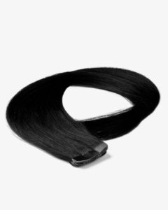 Tape-in ľudské vlasy na páske 53cm Tmavo hnedá 1B