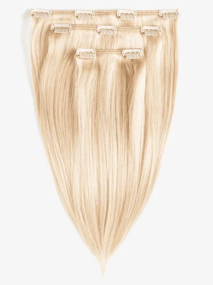 CLIP IN -30 CM, 50 G ĽUDSKÉ VLASY #60 Jasný blond